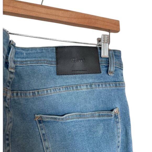 ZARA Denim Mens 34 straight fit five-pocket design medium-blue washed jeans - Picture 5 of 11